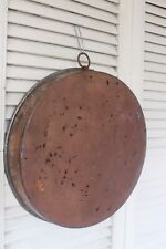 Antiga escargot/bolo/frigideira de cobre francesa estilo antigo forrada em lata 35 cm comprar usado  Enviando para Brazil