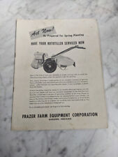 Frazer farm equipment for sale  USA