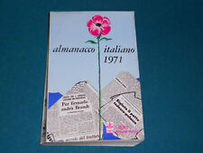Almanacco italiano 1971 usato  Torino
