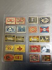 Match box labels for sale  New Castle