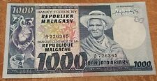 Usado, Billet 1000 Francs Madagascar Roan Jato  segunda mano  Embacar hacia Argentina