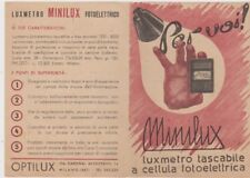 Minilux luxometro fotoelettric usato  Pinerolo