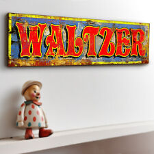 Waltzer wooden sign for sale  FELIXSTOWE