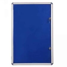 Used, Viz Pro Indoor Lockable Tamperproof Notice Board Felt Backing Various Sizes for sale  Shipping to South Africa