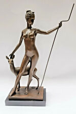 Bronzefigur jagdgöttin diana gebraucht kaufen  Recklinghausen