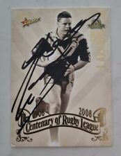 Glen Lazarus Signed Centenary Of Rugby League Select Card for sale  Shipping to South Africa