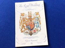 Royal wedding 1981 for sale  ROMSEY