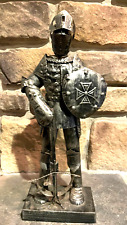 Vintage: MEDIEVAL KNIGHT (Tin/Metal) Suit of Armor Decorative Figure 22 in. Tall for sale  Shipping to South Africa