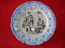 Usado, Prato antigo de sobremesa série faiança Saint Amand provérbios/cerâmica comprar usado  Enviando para Brazil