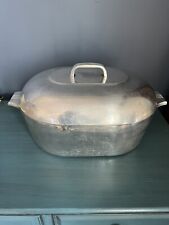 Used, Vintage Magnalite GHC Aluminum Dutch Oven Roaster 13 QT. Oval Roaster  for sale  Shipping to South Africa