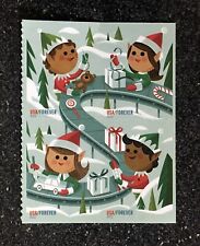 2022USA Forever Holiday Elves - Block of 4 From Booklet   Mint , käytetty myynnissä  Leverans till Finland