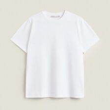 Usado, Camiseta para mujer Zara blanca de algodón peso pesado pequeña segunda mano  Embacar hacia Argentina