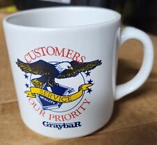 Caneca de café de porcelana Graybar Electric Company prioridade do cliente comprar usado  Enviando para Brazil
