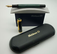 Pelikan Füller M400 grüngestreift 14K Goldfeder OBB (Steckfeder) Germany - RAR  gebraucht kaufen  Hastenbeck