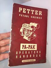 Petter petrol engine for sale  RUGBY