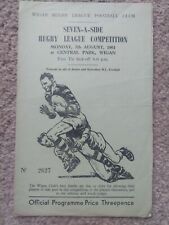 1961 aside rugby for sale  BURNHAM-ON-SEA