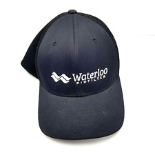 Waterloo Biofilter Iowa Hat Cap Black Adult Used Fitted Stretchfit Large XL B8 D, used for sale  Shipping to South Africa
