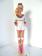 Usado, Boneca Barbie Rollerblade Flicker 'n Flash Patins 1991 Vintage Mattel Com Roupas X3 comprar usado  Enviando para Brazil
