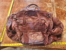 Vintage leather duffel for sale  Elk Grove