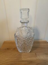 Glass whisky decanter for sale  WALSALL