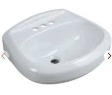 Glacier Bay Petite Aragon Bathroom Sink Basin 333 025 White. 20”x17”9.7” for sale  Shipping to South Africa