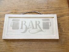 Wooden bar plaque for sale  LICHFIELD