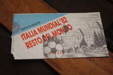 Ticket italia mundial d'occasion  Jujurieux