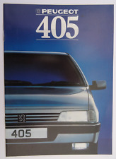 Peugeot 405 brochure for sale  BOURNEMOUTH