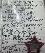 Red Hot Chili Peppers setlist Sacramento California 28/08/06 + pase de trabajo segunda mano  Embacar hacia Argentina