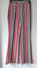 Striped flare trousers for sale  MANSFIELD