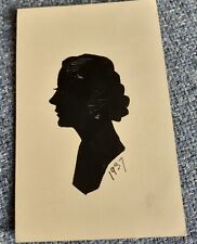 Silhouette portrait vintage for sale  NEWTON ABBOT