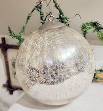 crackle glass ornament for sale  Princeton