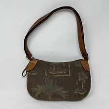 Bolsa de ombro Tommy Bahama bolsa de mão couro tapeçaria tropical pequena viagem comprar usado  Enviando para Brazil