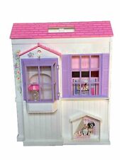 Casa de muñecas Barbie plegable vintage 1996 Mattel rosa #16961, usado segunda mano  Embacar hacia Argentina