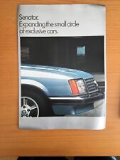Opel Senator Oryginalna kolorowa broszura sprzedaży lipiec 1978 na sprzedaż  Wysyłka do Poland
