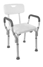 Vaunn Medical Bath Bench with Back/Armrest  - M7225N-DLNWH-CHVM Open Box for sale  Shipping to South Africa