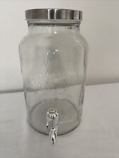 2 Gallon Glass Beverage Dispenser with Open/Close Spout And Lid for sale  Shipping to South Africa