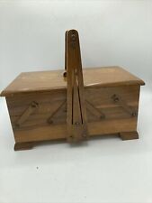 cantilever wooden sewing box for sale  Shipping to Ireland