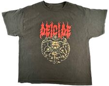 Camiseta masculina banda de metal Deicide tamanho XL logotipo estampa gráfica manga curta sem etiqueta comprar usado  Enviando para Brazil