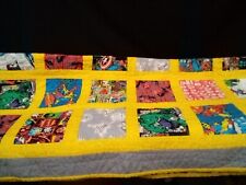 Superhero handmade quilt for sale  THETFORD
