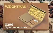 WEIGHTMAN G200 Digital Scale Gram, 200g/0.01g Pocket Scale GOLD for sale  Shipping to South Africa