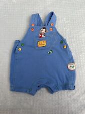 Pechera tejida azul vintage bebé Mickey 3-6 meses pantalones de pesca Disney segunda mano  Embacar hacia Argentina