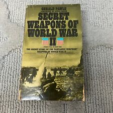 Libro de bolsillo Gerald Pawle 1972 de historia de armas secretas de la Segunda Guerra Mundial segunda mano  Embacar hacia Argentina