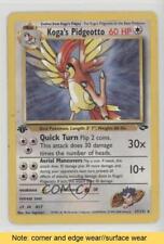 2000 Pokemon Gym Challenge 1st Edition Koga's Pidgeotto #27 READ tv5 for sale  Shipping to South Africa