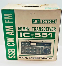 Icom 551 since d'occasion  Expédié en Belgium