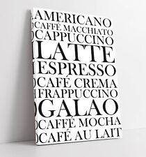 Kaffee klassisch typografische gebraucht kaufen  Versand nach Germany
