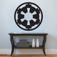 Used, Imperial Logo Wall Decal, Star Wars Wall Vinyl, Dark Side Logo Wall Sticker, g65 for sale  Shipping to South Africa