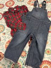 Bundle overalls flannel for sale  Union