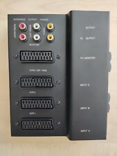 Scart switch box for sale  LOUGHBOROUGH