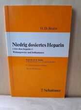 Hans D Bruhn. heparina dosificada baja. Schattauer GmbH 1989 segunda mano  Embacar hacia Argentina